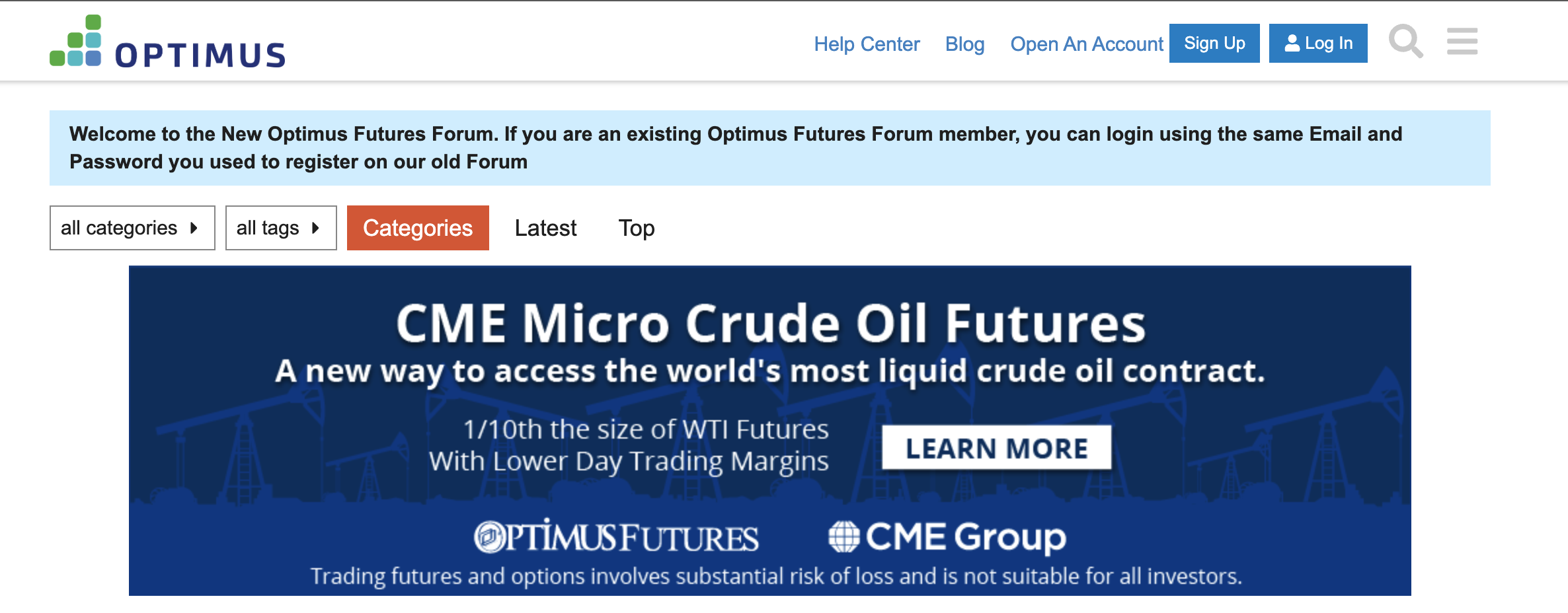 Optimus Futures Trading Community
